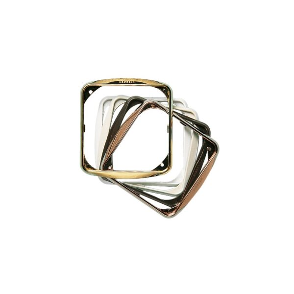 MARCO EMBELLECEDOR CUADRADO BLANCO ALPINO STYLO 2200.1 BA 3 MARCO EMBELLECEDOR CUADRADO BLANCO ALPINO STYLO 2200.1 BA