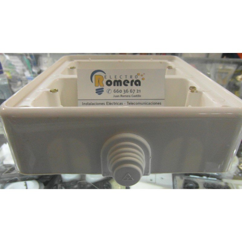 ZOCALO PARA 8 ELEMENTOS PARA PLACA140 X 152 STYLO SERIE 4000 BLANCO ALPINO