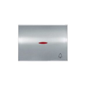 TECLA PULSADOR TIMBRE CON VISOR SERIE OLAS TITANIO 8404.3 TT