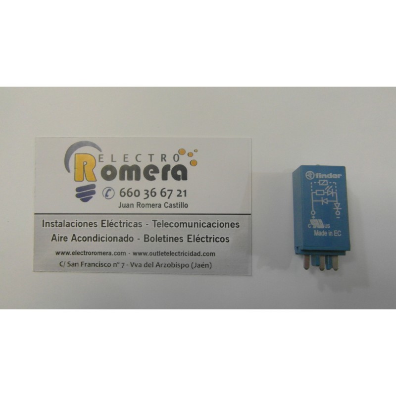 MODULO LED + DIODO POLARIDAD INVERSA 6-24VDC FINDER