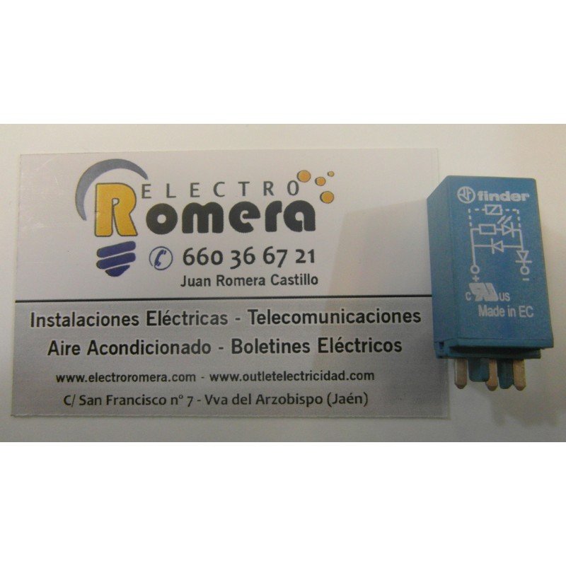 MODULO LED + DIODO POLARIDAD INVERSA 6-24VDC FINDER