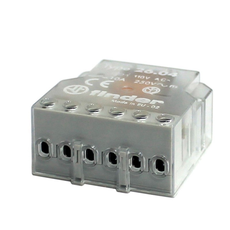 RELÉ encastrado conm. 4 sec. 230VAC FINDER