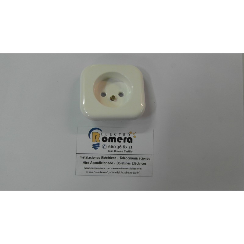 TAPA ENCHUFE BIPOLAR BLANCO NIESSEN LX 7203 BA