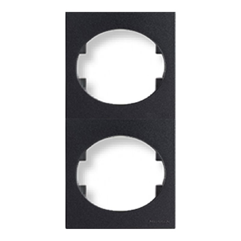 MARCO 2 ELEMENTOS ANTRACITA NIESSEN TACTO