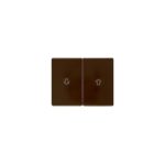 TECLA DOBLE C/FLECHAS PLASTICO MARRON CARSYS