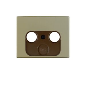 PLACA TV-FM ARSYS METAL BRONCE CLARO 1231909