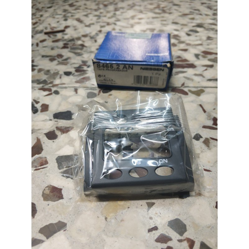 TAPA PROGRAMADOR ANTRACITA NIESSEN OLAS