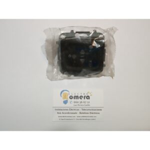 TAPA MANDO 2 CANALES ESTEREO BRONCE NIESSEN ARCO 8258.2 BR