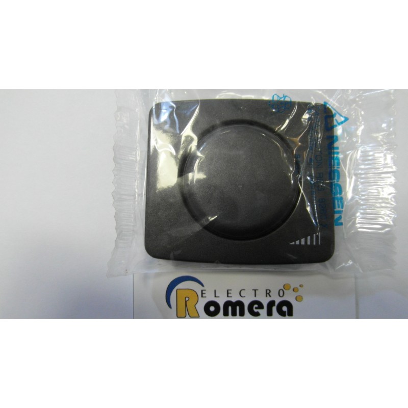 TAPA+BOTON REG.GIRATORIO GRAFITO NIESSEN ARCO 8260 GF