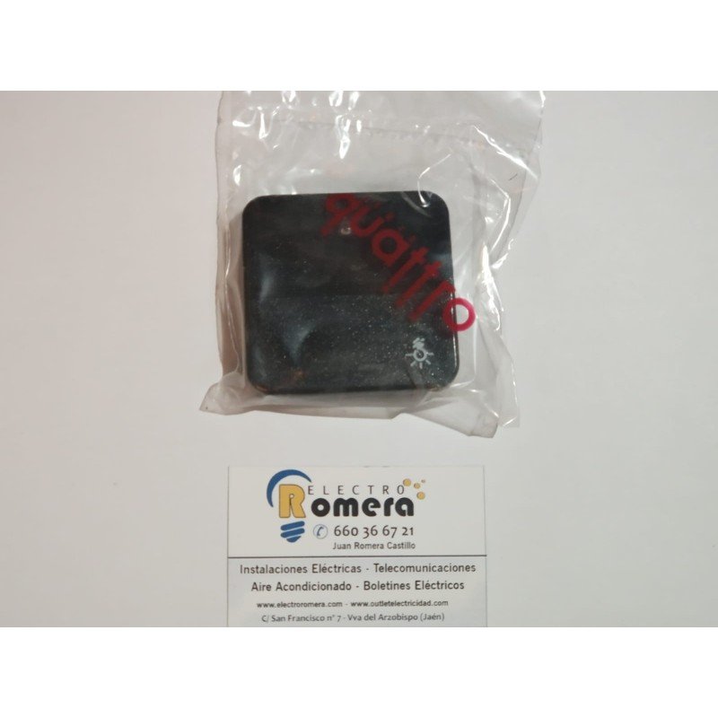 TECLA LUMINOSO CAMPANA NEGRO FONTINI QUATTRO