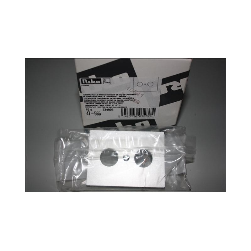 TAPA SALIDA TV-R/SAT PLATA NIKO