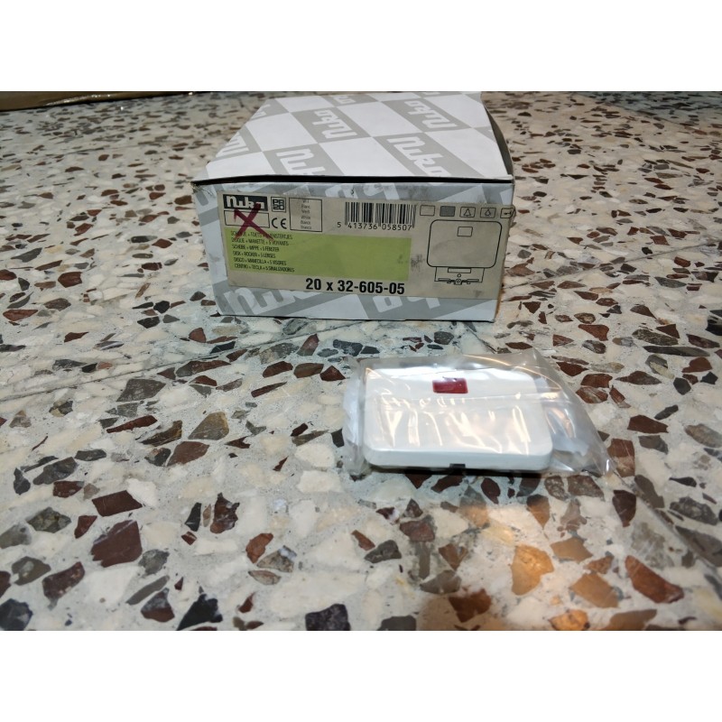 TECLA CON VISOR NIKO BLANCO