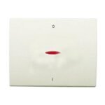 Tecla visor interruptor bipolar Niessen Blanco Jazmin Olas 8401.4 BL