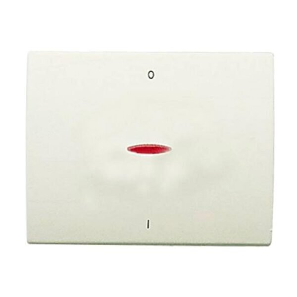 Tecla visor interruptor bipolar Niessen Blanco Jazmin Olas 8401.4 BL