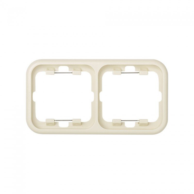 MARCO PROTECTOR PARA 2 ELEMENTOS BLANCO