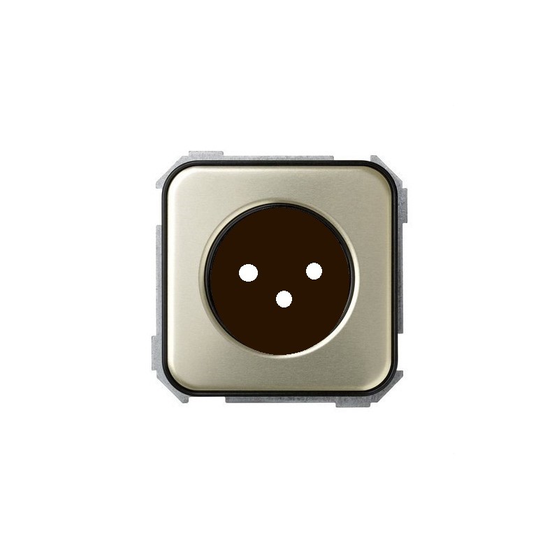 BASE ENCHUFE C/T.T.SERIE 31 MARRON DE SIMON