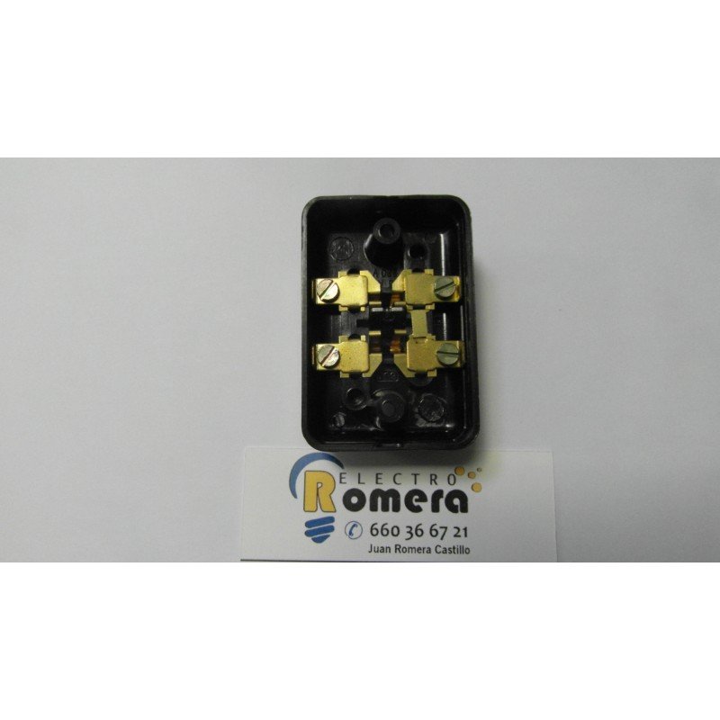 CONMUTADOR CRUCE SUPERFICIE EXTRAPLANO MARRON BJC Nº 305