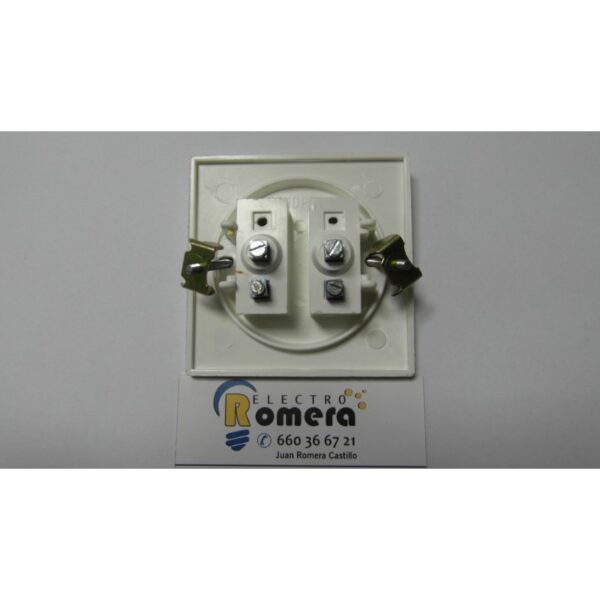 DOBLE INTERRUPTOR CON MARCO FENOPLAK
