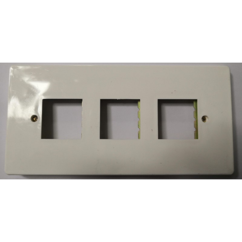 PLACA CUADRADA LINEAL 2 ELEMENTOS