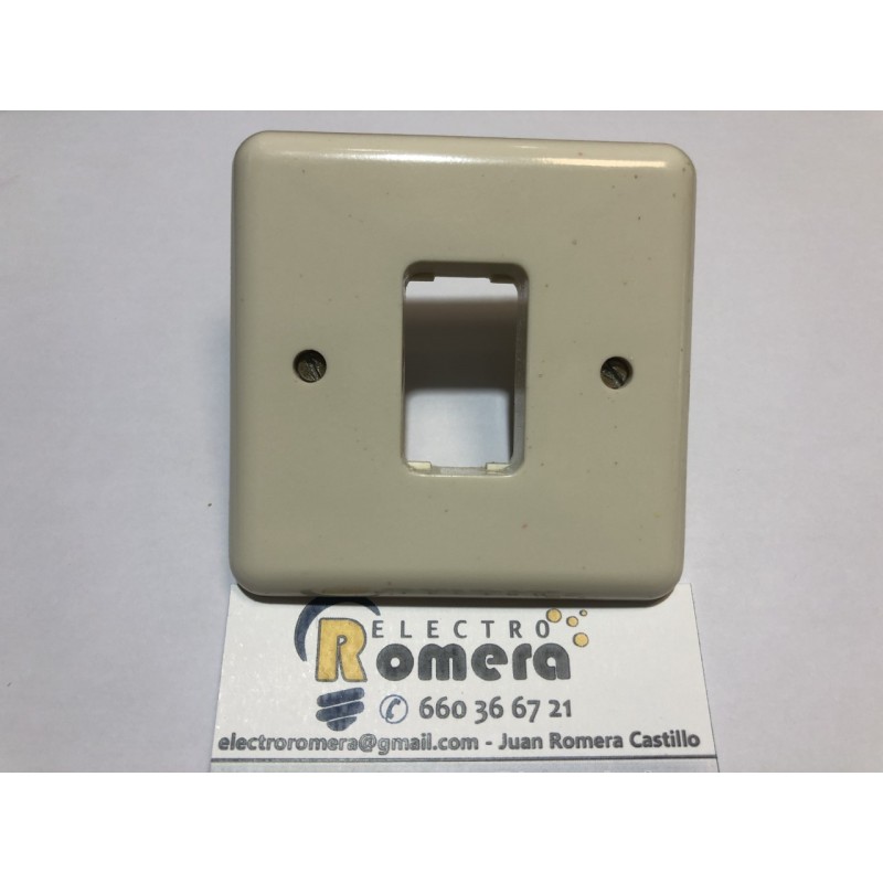 PLACA 1 ELEMENTO BLANCO MARFIL 4273 NIESSEN PUMA - RECUPERADO