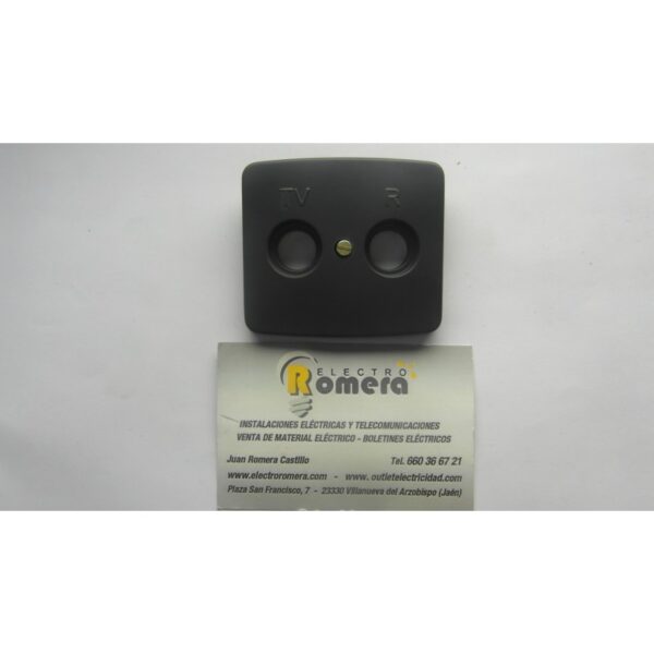 PLACA TOMA TV SERIE ARCO GRAFITO 8250 GF