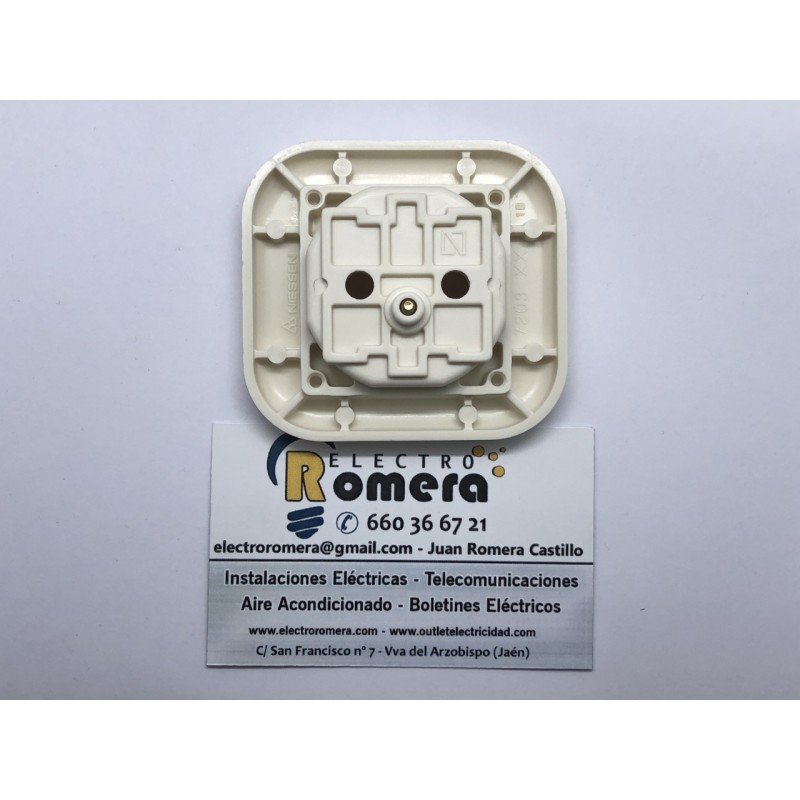 TAPA ENCHUFE 2P 7203 BM NIESSEN LX MARFIL