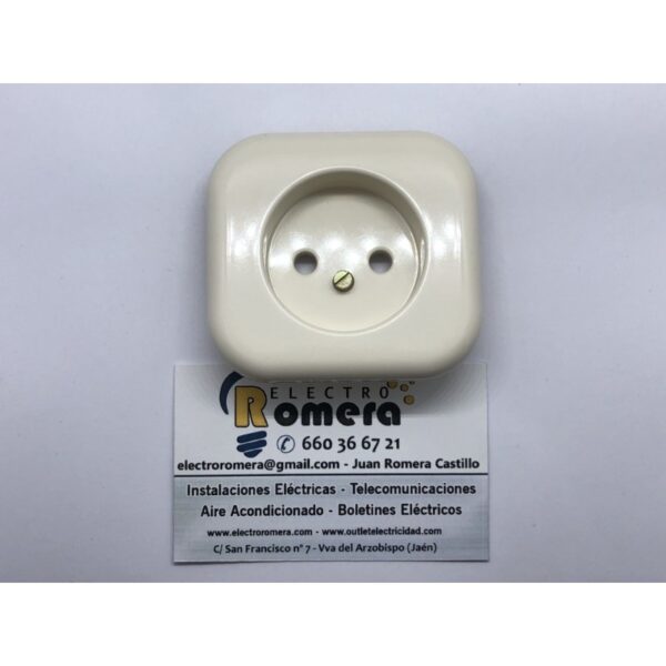 TAPA ENCHUFE 2P 7203 BM NIESSEN LX MARFIL 1 TAPA ENCHUFE 2P 7203 BM NIESSEN LX MARFIL