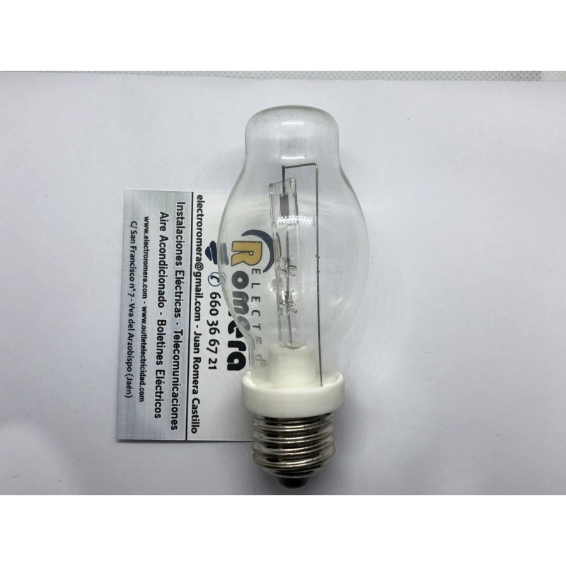 BOMBILLA HALOGENA CON DOBLE ENVOLTURA 100W E27 220/240V
