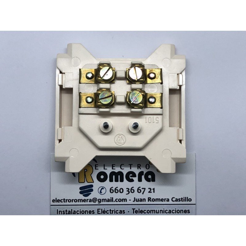 SALIDA DE HILOS CON BORNAS MARFIL  5101