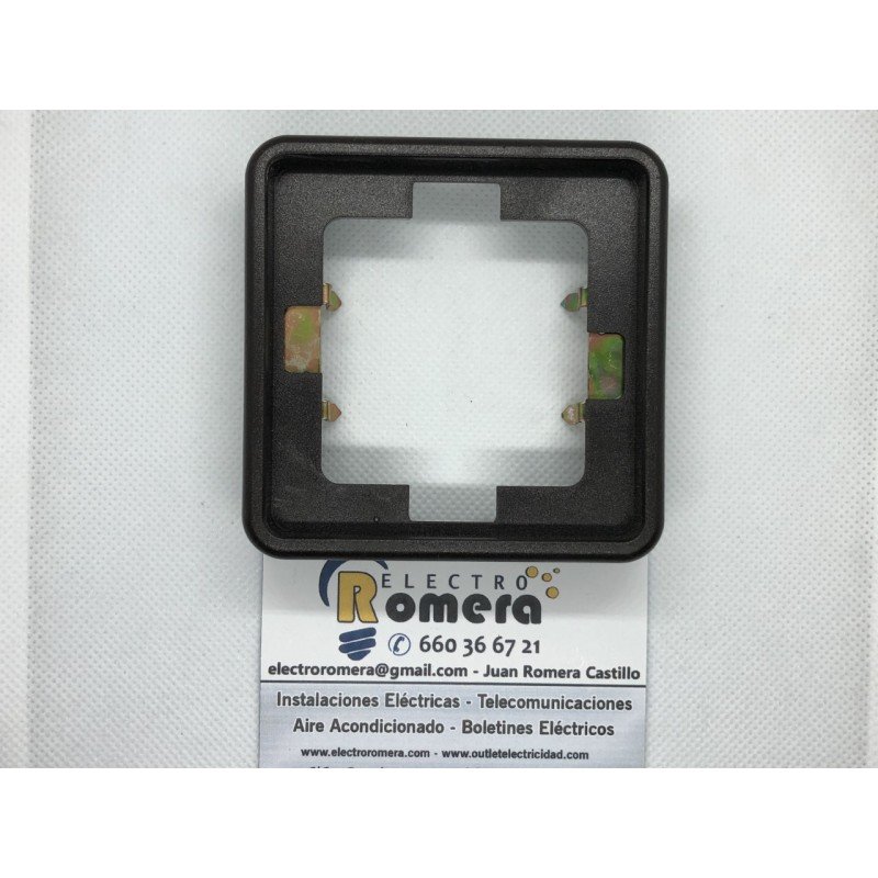 PLACA EMBELLECEDORA 1 ELEMENTO MARRON SOLERA