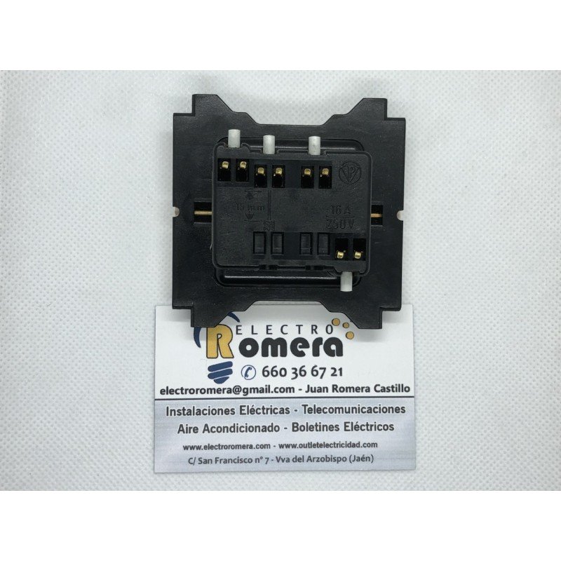 INTERRUPTOR BIPOLAR CON LUMINOSO MARFIL ARLANZA 3 INTERRUPTOR BIPOLAR CON LUMINOSO MARFIL ARLANZA