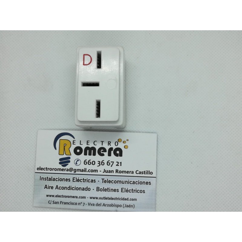 BASE 2P DIFERENCIALES BIPOLARES BLANCO METROPOLIS 16A 380V