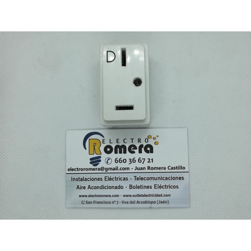 BASE DIFERENCIAL BIPOLAR + T.T BLANCO 16A 380V METROPOLI
