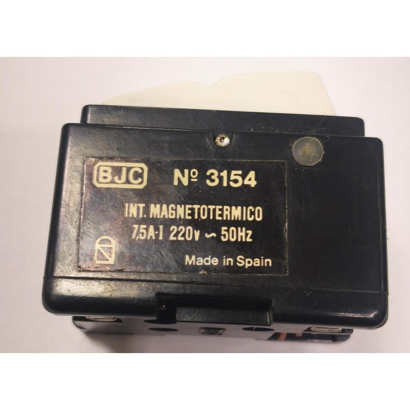 INTERRUPTOR MAGNETOTERMICO I POLO 7,5 A