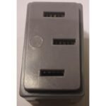 BASE ENCHUFE TRIPOLAR 16A 380V GRIS