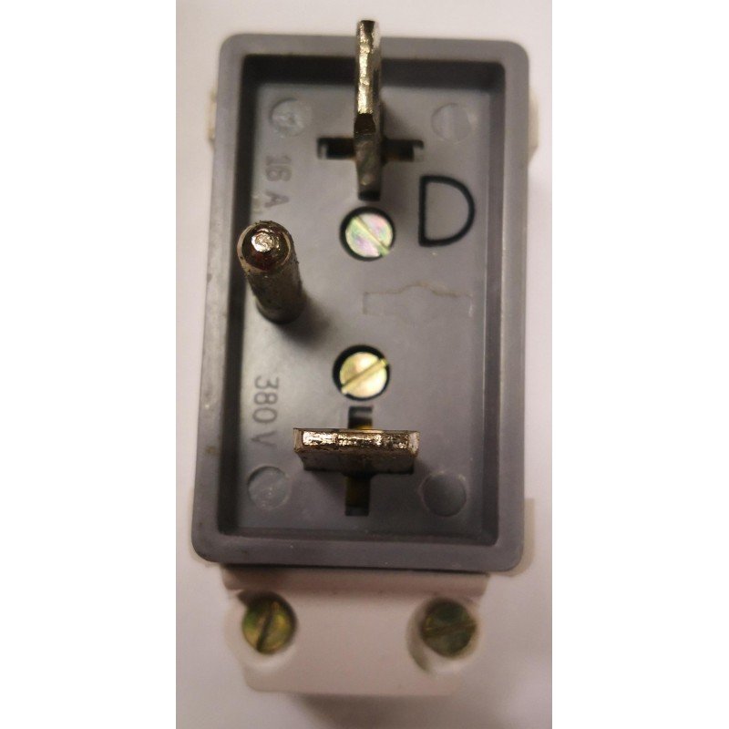 CLAVIJA DE ENCHUFE DIFERENCIALES BIPOLAR + T.T