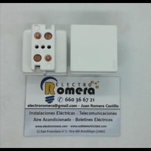 PORTAFUSIBLES ANCHO COLOR BLANCO BJC LINEAL 944
