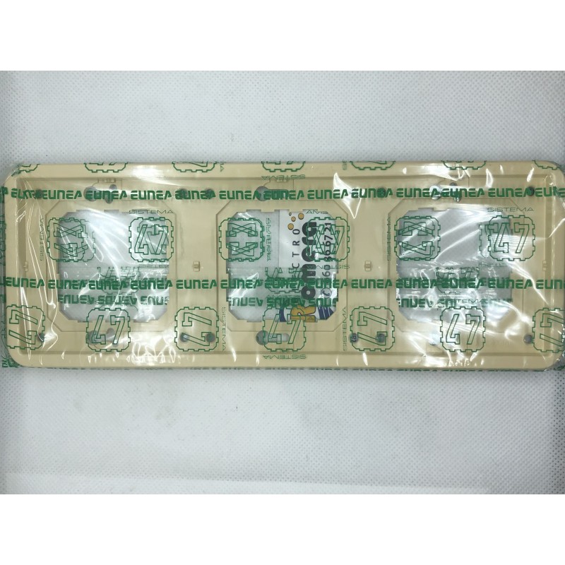 MARCO BASTIDOR TRIPLE COLOR MARFIL