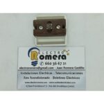 BASE ENCHUFE BIPOLAR Y TOMA DE TIERRA CON ADAPTADOR AMERICANO BJC BLANCO