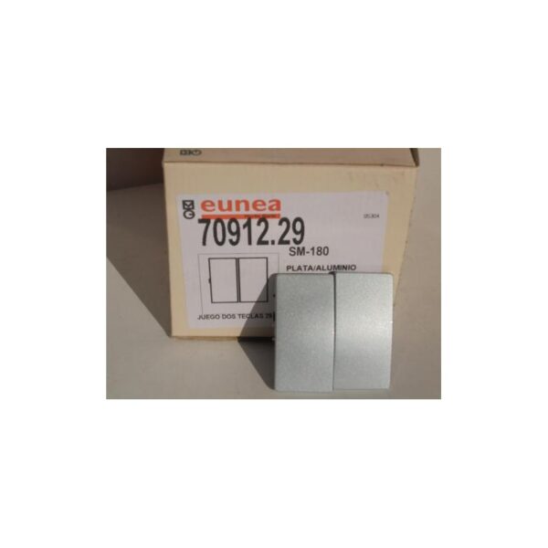 JUEGO DOS TECLAS  PLATA ALUMINIO SM180 70912.29