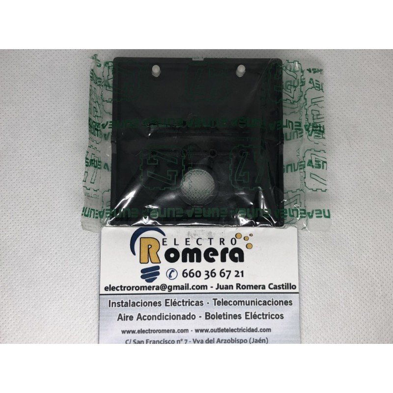 TECLA EBANO Y DORADO CON VISOR