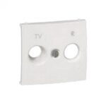 PLACA TOMA TV/R BLANCO LEGAND