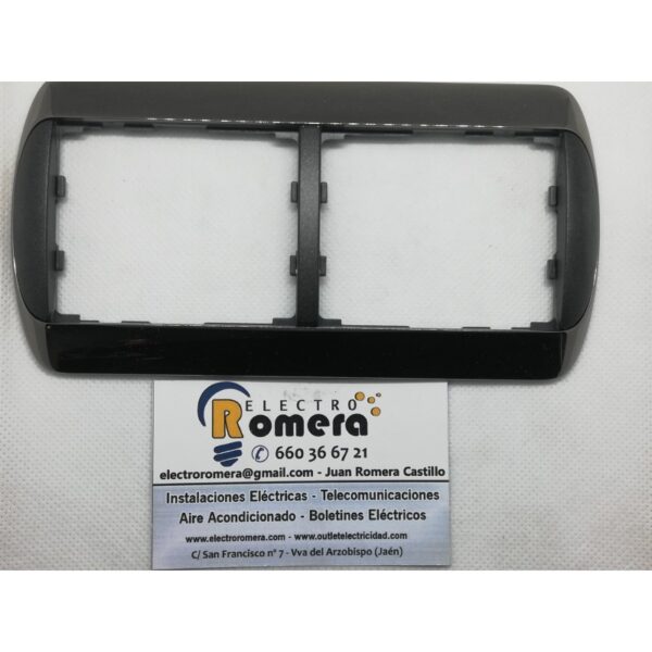 MARCO 2 ELEMENTOS METAL NIQUEL/ ANTRACITA 1 MARCO 2 ELEMENTOS METAL NIQUEL/ ANTRACITA