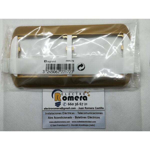 MARCO  2 ELEMENTOS ORO MATE 7771 72