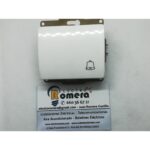 PULSADOR SIMBOLO CAMPANA BLANCO 10A 250V REACONDICIONADA CON SIMBOLO DE USO