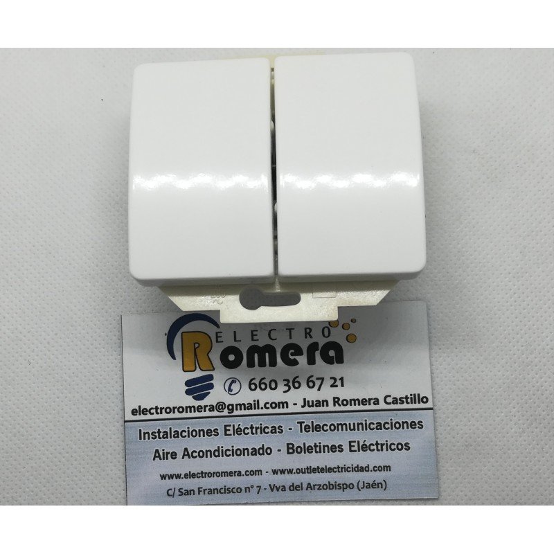 COMUTADOR DE ESCADADA DUPLO DOBLE CONMUTADOR 10A 250V
