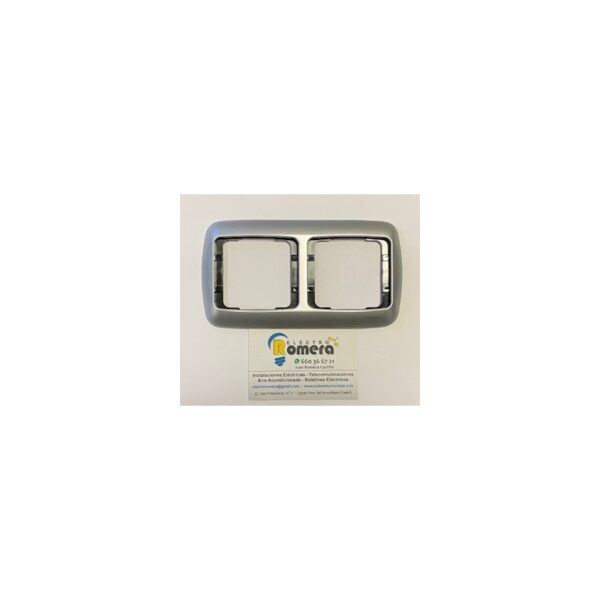 MARCO 2 ELEMENTOS HORIZONTAL SERIE ARCO PLATA MATE 8372.1 PM 1 MARCO 2 ELEMENTOS HORIZONTAL SERIE ARCO PLATA MATE 8372.1 PM