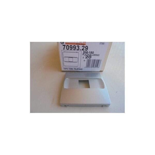 TOMA TAPA TELEFONO EUNEA SM-180 PLATA/ ALUMINIO. 70993.29