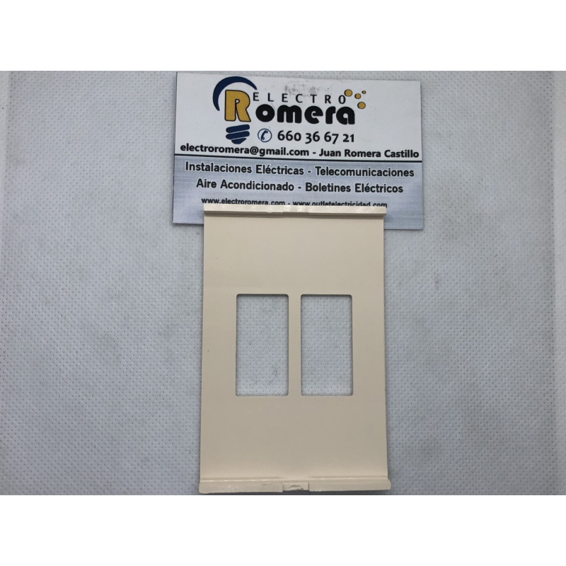 EMBELLECEDOR DOS ELEMENTOS PLASTIMETAL MARFIL