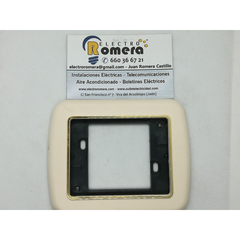 MARCO UN ELEMENTO COLOR MARFIL